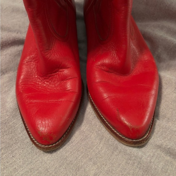 Red cowgirl boots - Picture 3 of 8